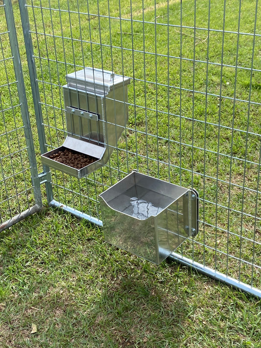 Dog Feeder/Waterer Combo