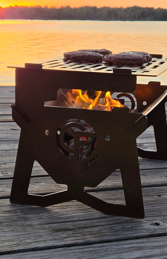 Flat Pack Camping Grill