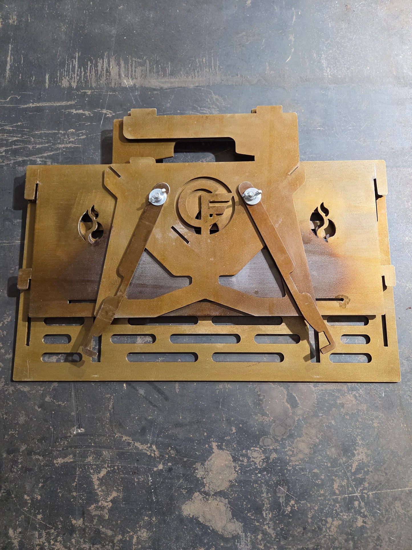 Flat Pack Camping Grill