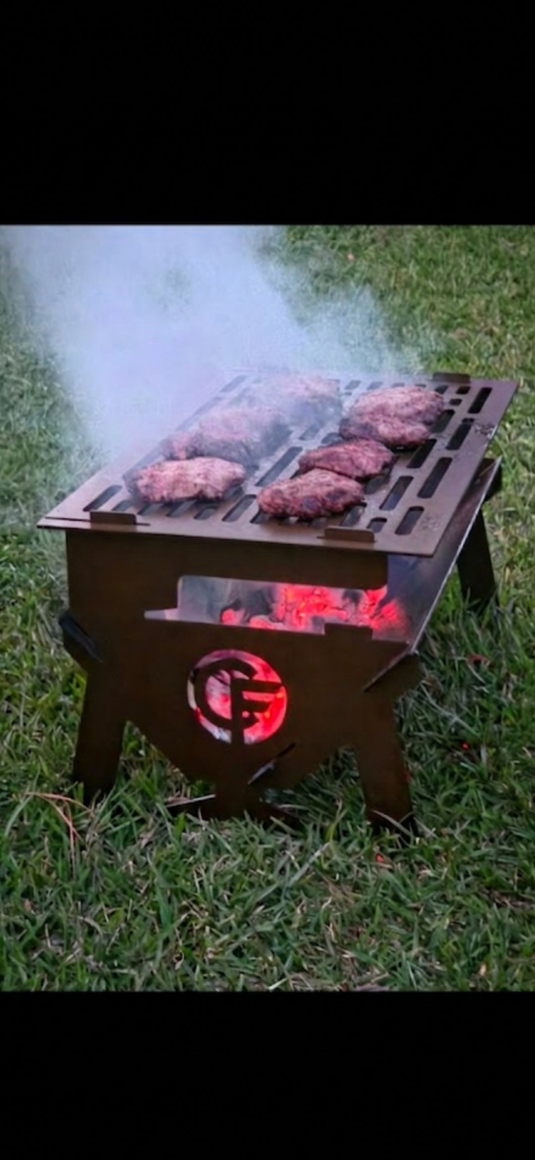 Flat Pack Camping Grill
